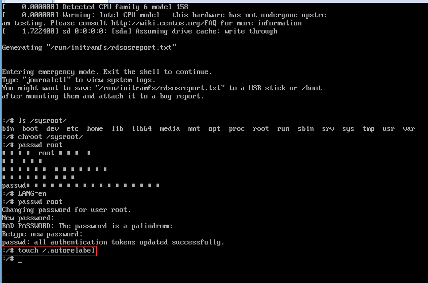 Linux重置密码